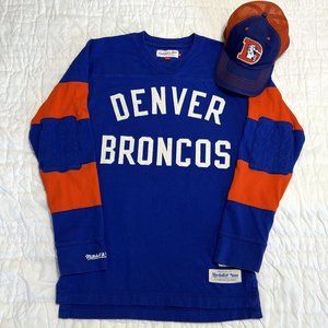 Mitchell & Ness Throwbacks Denver Broncos Shirt and '47 Closer Stretch Fit Hat